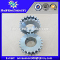 C45 steel double sprocket with taper bushing with low price